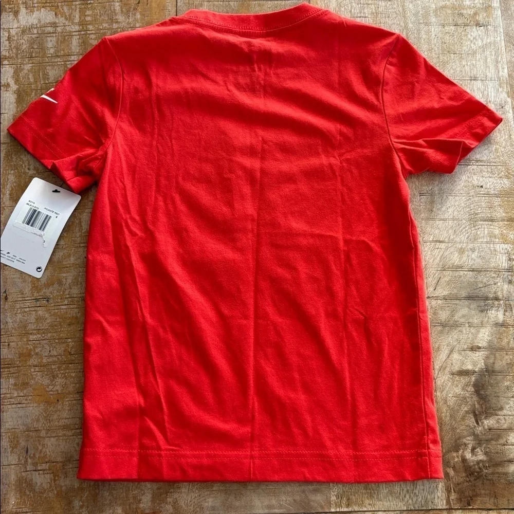 NWT Nike Boys Red and Blue Baseball Tee size 6